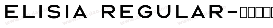 Elisia Regular字体转换